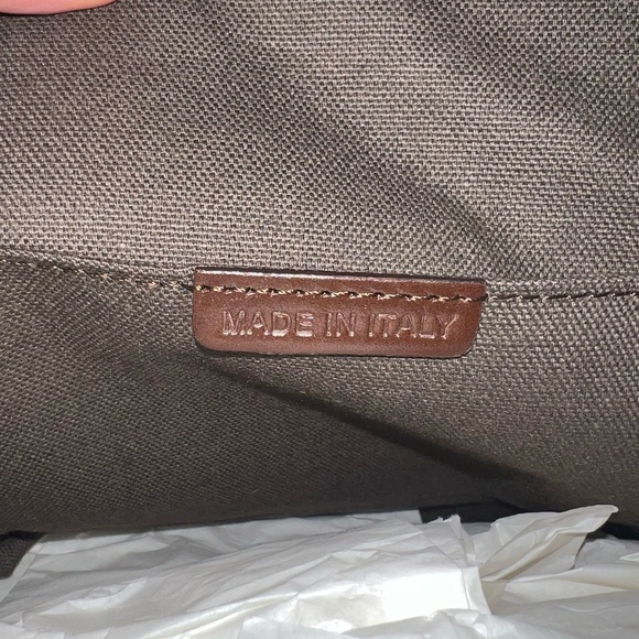 Burberry Nova Check Medium Tote Shoulder Handbag Canvas Leather Double Handle - Picture 4 of 6